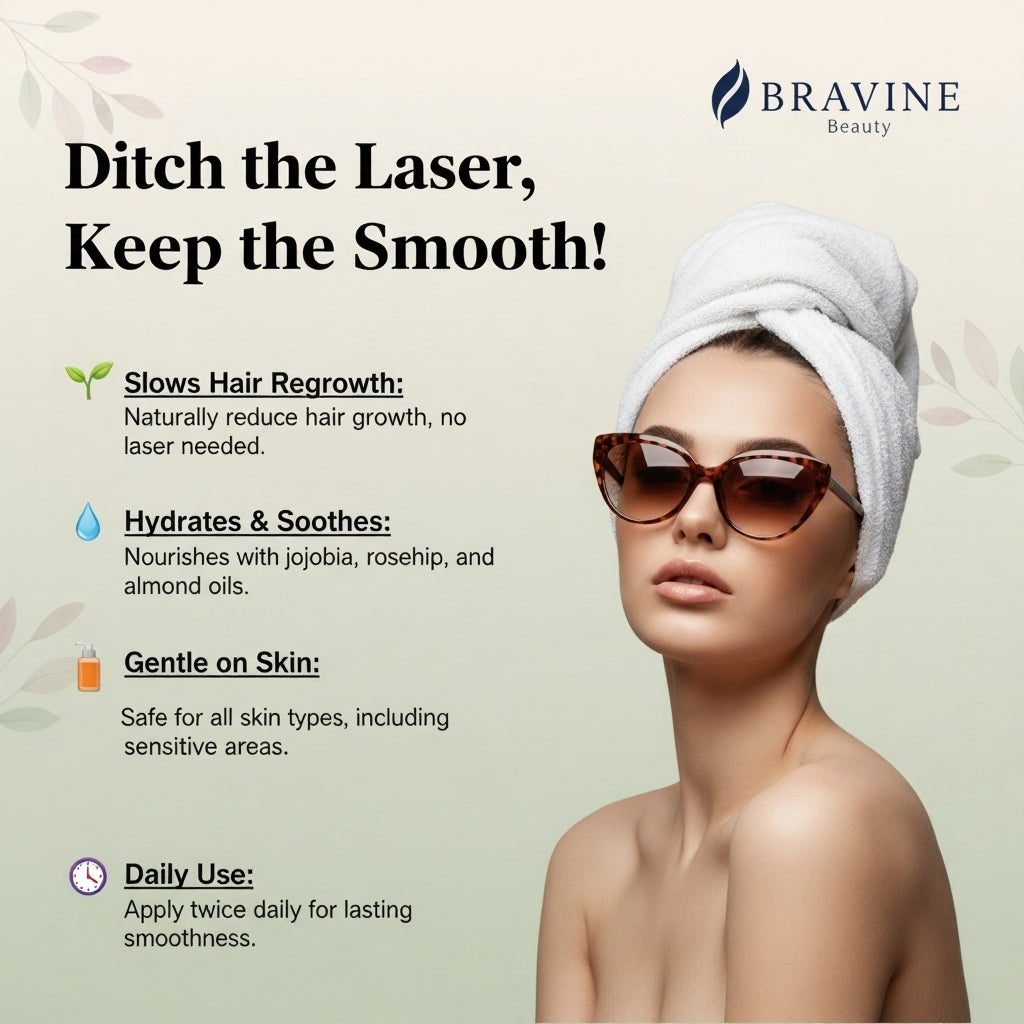 Bravine Smooth Reset Hair Inhibitor Oil