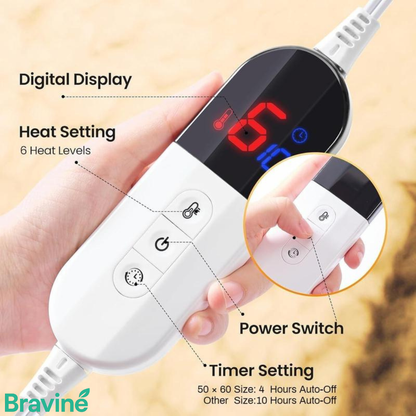 Bravine Full Body Warmth - Heated Blanket